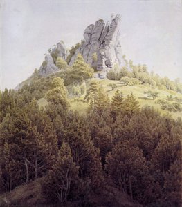 Le Heldstein près de Rathen sur l
